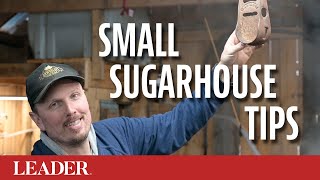 Small Sugarhouse Tips from Downslope