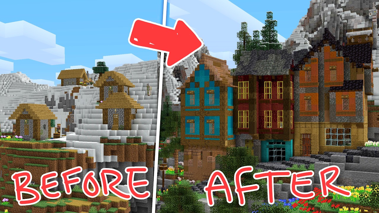 i transformed this cliffside village - YouTube