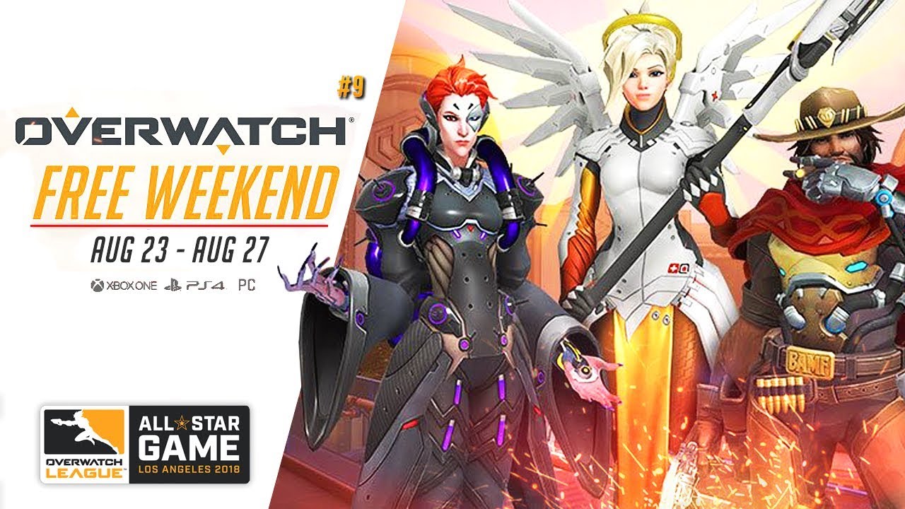 Overwatch FREE to Weekend #9 on Xbox One, PC - Starting 8/23 (Summer Games, All-Star) -