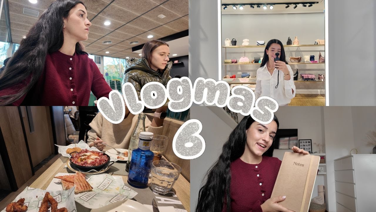 VLOGMAS 6🎄🎅🏻 | intentando sobrevivir a la gripe, mi wishlist de navidad, comida con una amiga