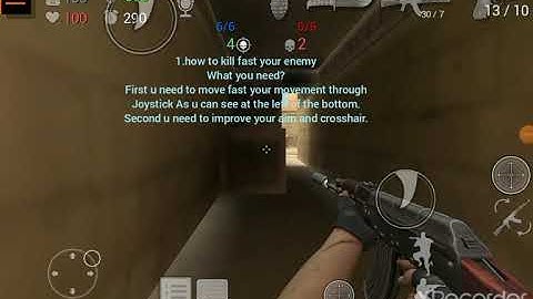 How to kill fast close and long range enemy without using scope in SFG 2 game