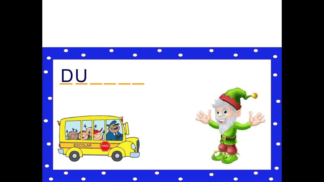 Vídeo Educativo Infantil - Alfabetização DA DE DI DO DU
