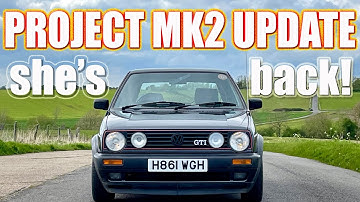 WHAT happened to my MK2 GOLF GTI? Project Update + Future plans REVEALED #gti #golfgti #mk2golfgti