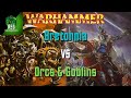 Warhammer fantasy 6th edition battle report  orcs  goblins vs bretonnia