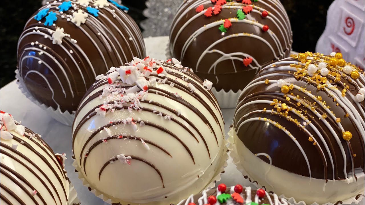 Hot chocolate bombs| bombas de chocolate | SIN SECRETOS