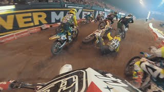I NEARLY LANDED ON ANOTHER RIDER - Chaos and Crashes Arenacross UK WEMBLEY