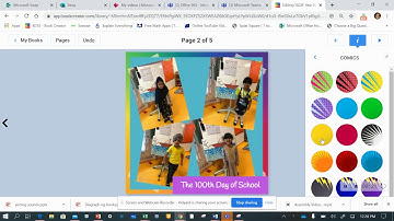 How to change the background on Book Creator.