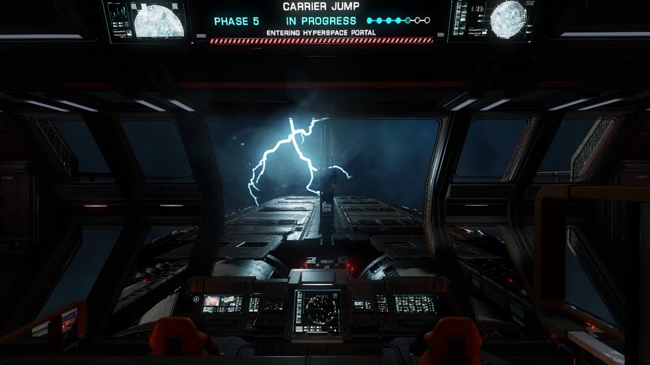 Fleet carrier jump compilation. Interior, exterior, on foot. Elite