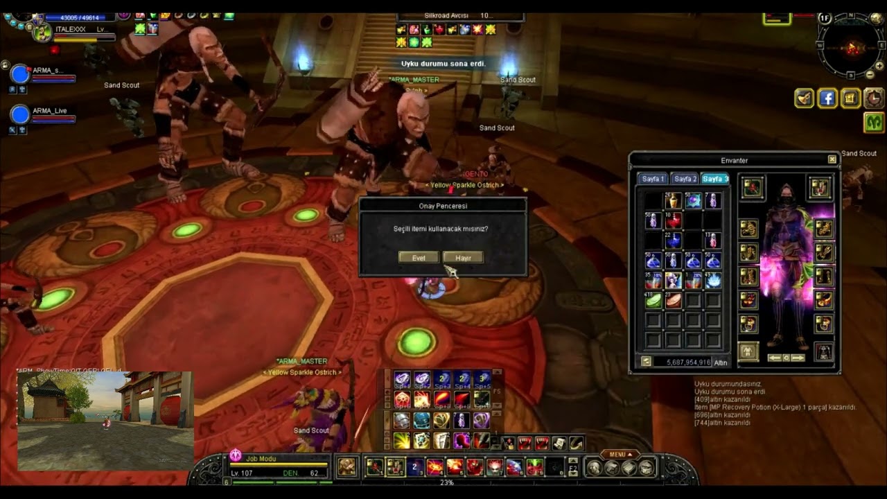 SİLKROAD ONLİNE TRSRO SERVER(SİDE) (KinqMay1OeZ) FULLPRN VS LOW PLAYERS!