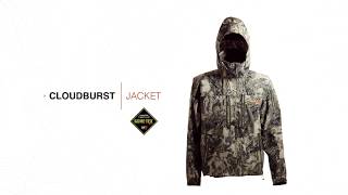 Sitka Cloudburst Jacket Optifade Open Country – BushWear