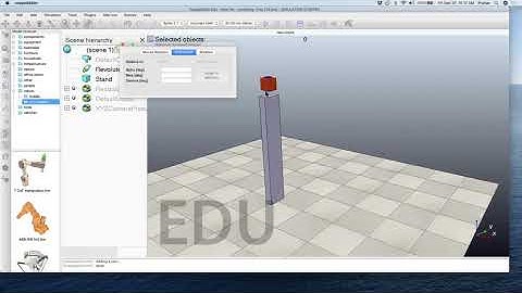 CoppeliaSim 2: Simulating and controlling a simple pendulum (Fall 2020)