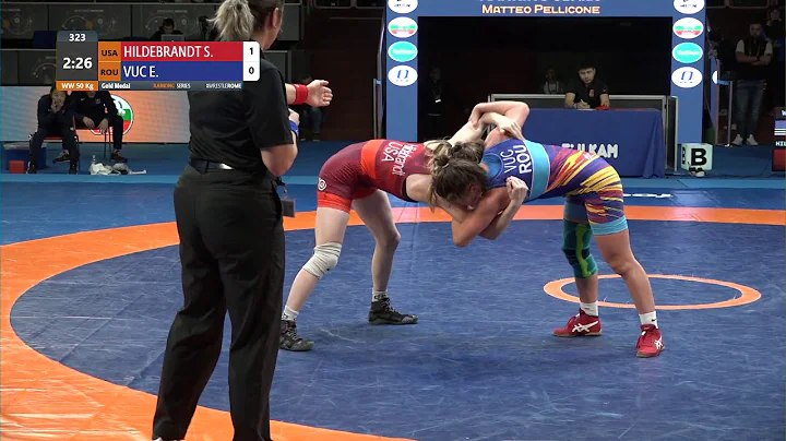 GOLD WW - 50 kg: S. HILDEBRANDT (USA) v. E. VUC (R...