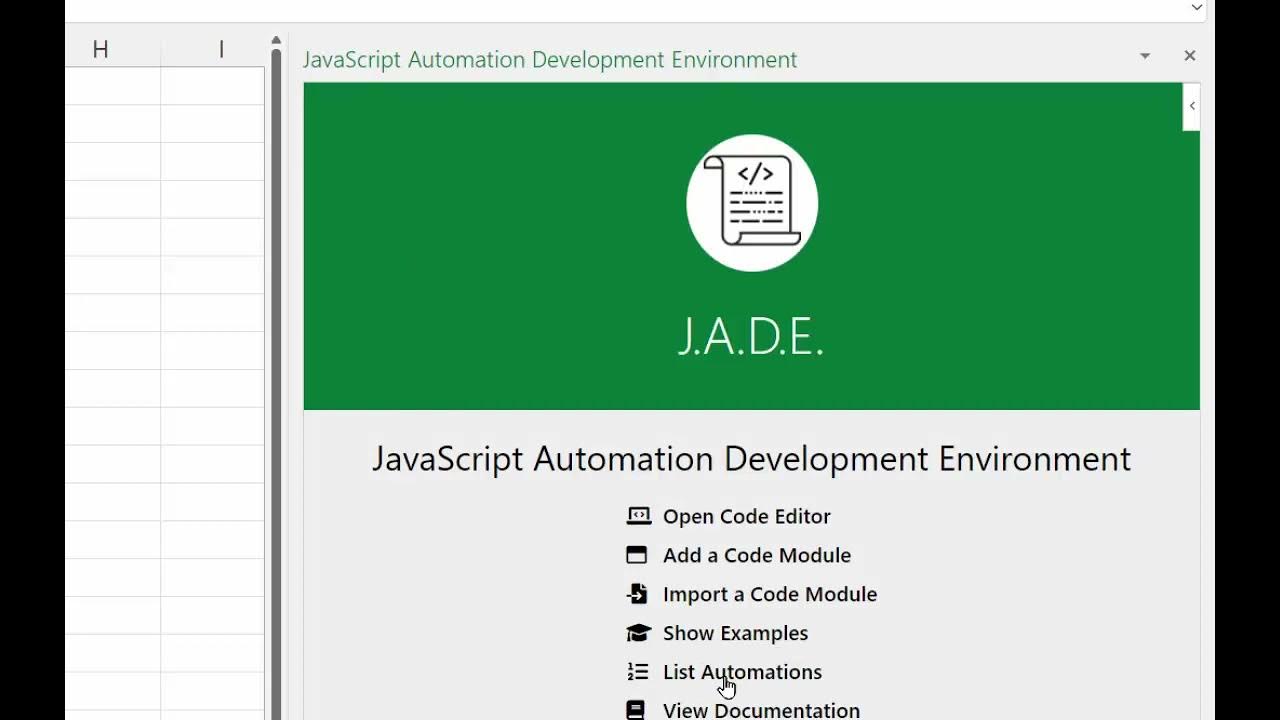 A walkthrough of using the javascript automation development
