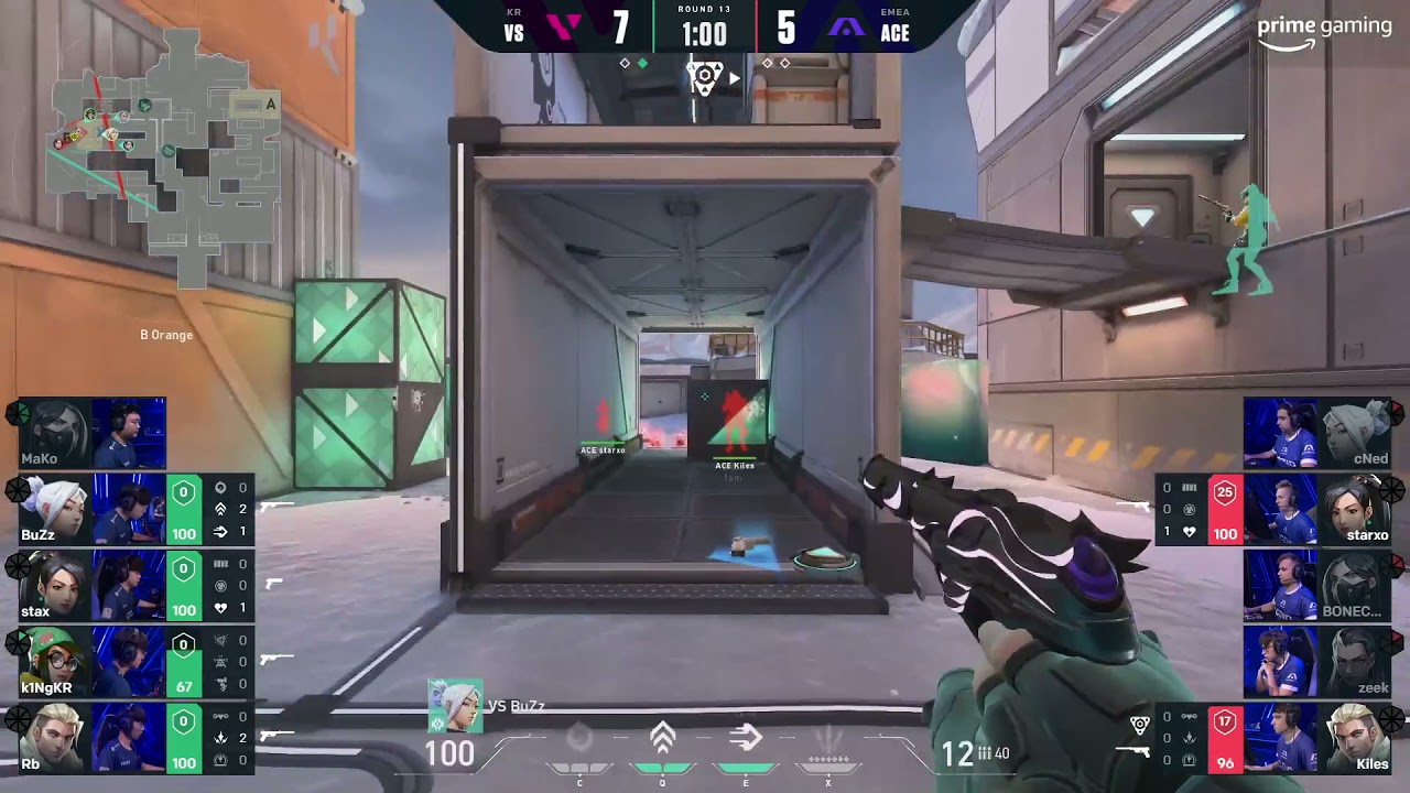 Vision Stricker Destroying ACEND ( ACEND vs Vision Strikers )