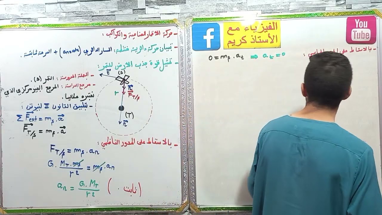 بكالوريا 2024 : دراسة حركة الأقمار الصناعية والكواكب