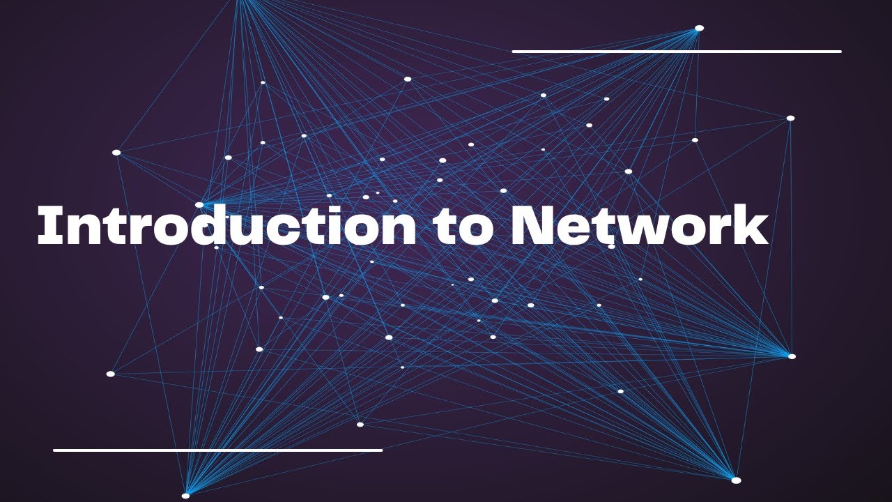 Introduction to Network Beginner YouTube