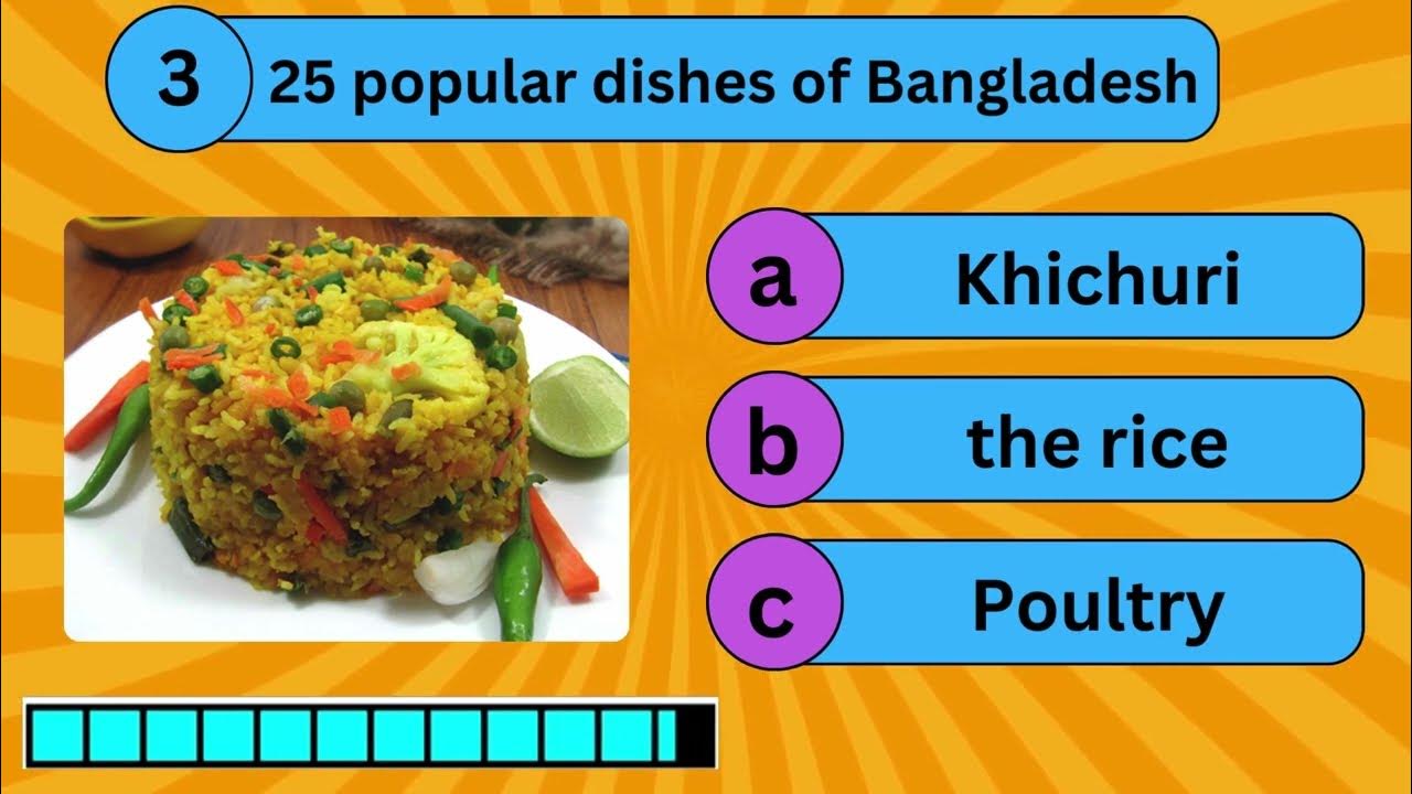 Guess The 25 Popular Dishes Name Quiz Question Video Quiz Video