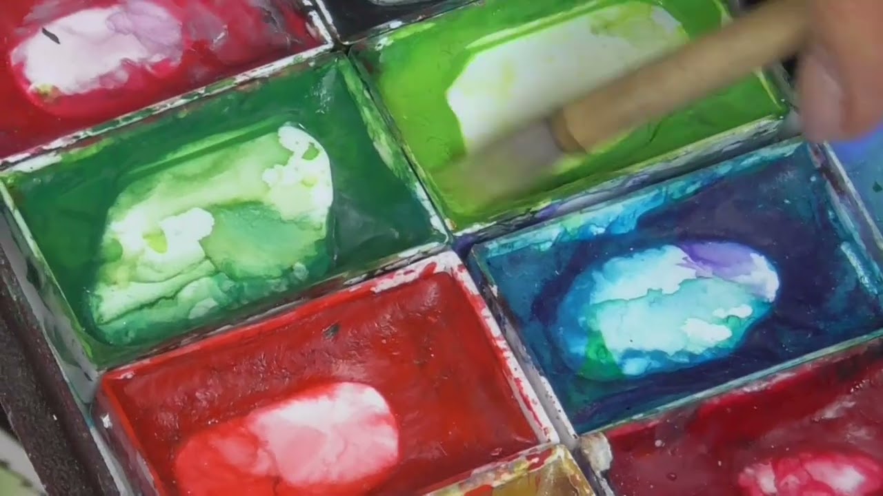 絵手紙入門　楽しく簡単に四季を描こう　アジサイとダルメシアン　How to draw a picture