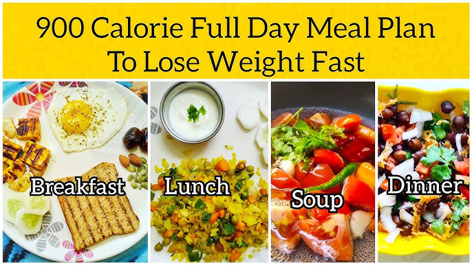 How To Lose Weight Fast 4Kg In 7 Days | 900 Calorie Diet Plan | Quick &  Healthy Weight Loss Diet - Youtube