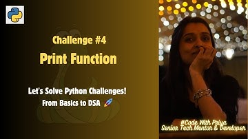 🚀  Video 4 | Python Print Function Challenge | HackerRank Solution Explained! 🖥️
