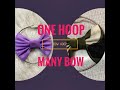 DIY Bow Hoop Earrings | Change many Bow in one pair of Hoops | Easy n Quick | Bow Hoop earrings