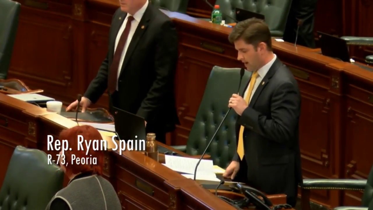 illinois general assembly statutes Rep. Spain Passes SCPO Ryan Owens Memorial Highway Bill- March 6, 2018