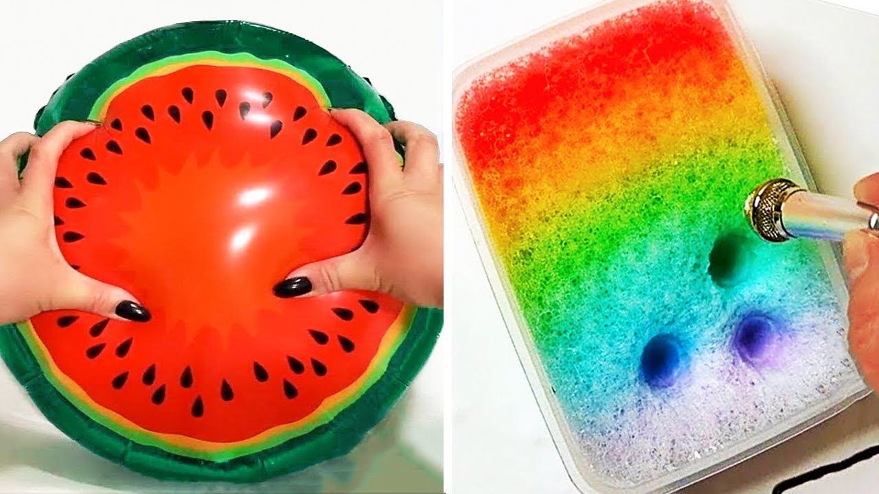 3 Hours Of Oddly Satisfying Slime ASMR - Relaxing Videos for Better ...