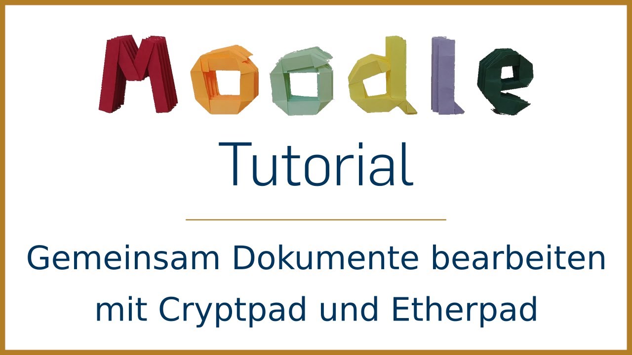 Gemeinsam Dokumente bearbeiten mit Etherpad und Cryptpad