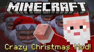 Minecraft | CRAZY CHRISTMAS MOD! | 3D Santa, Xmas Trees & Baubles! [1.4.6]