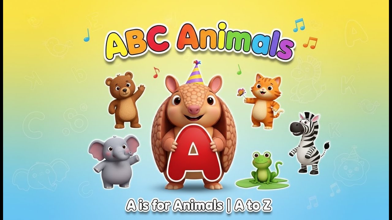 A is for Animals | A to Z  | Children's  Song.