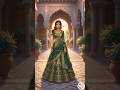 green lehenga design ✨ #design