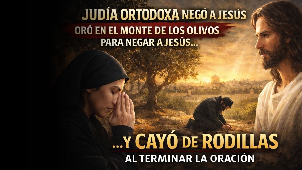 Judía Ortodoxa oró en el Monte de los Olivos para negar a Jesús… y cayó de rodillas al terminar...