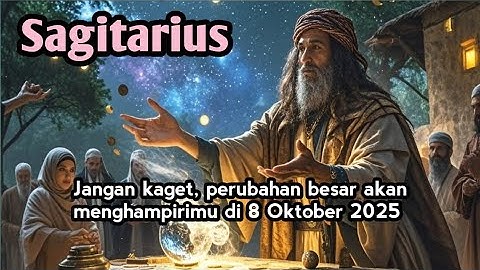 Zodiak Sagitarius Hari Ini ‼️ Jangan kaget, perubahan besar akan menghampirimu di 8 Oktober 2025