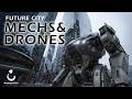 Future City Mechs And Drones Future City Mechs And Drones
