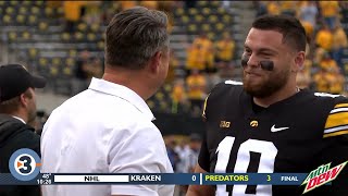 Former Badgers quarterback Deacon Hill returns to Madison with Iowa