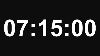 7 Hour 15 Minute Timer - No Alarm - 8K