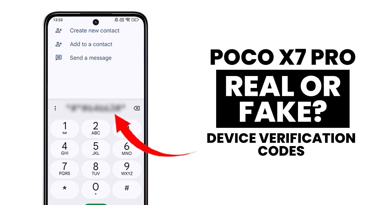 Secret Codes] How to Check if Poco X7 Pro Is Original or Fake