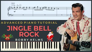 JINGLE BELL ROCK – Bobby Helms | ADVANCED Instrumental Cover – Piano Tutorial + SHEETS chords