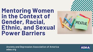 Mentoring Women in Mental Health | Mental Health Professional Webinar