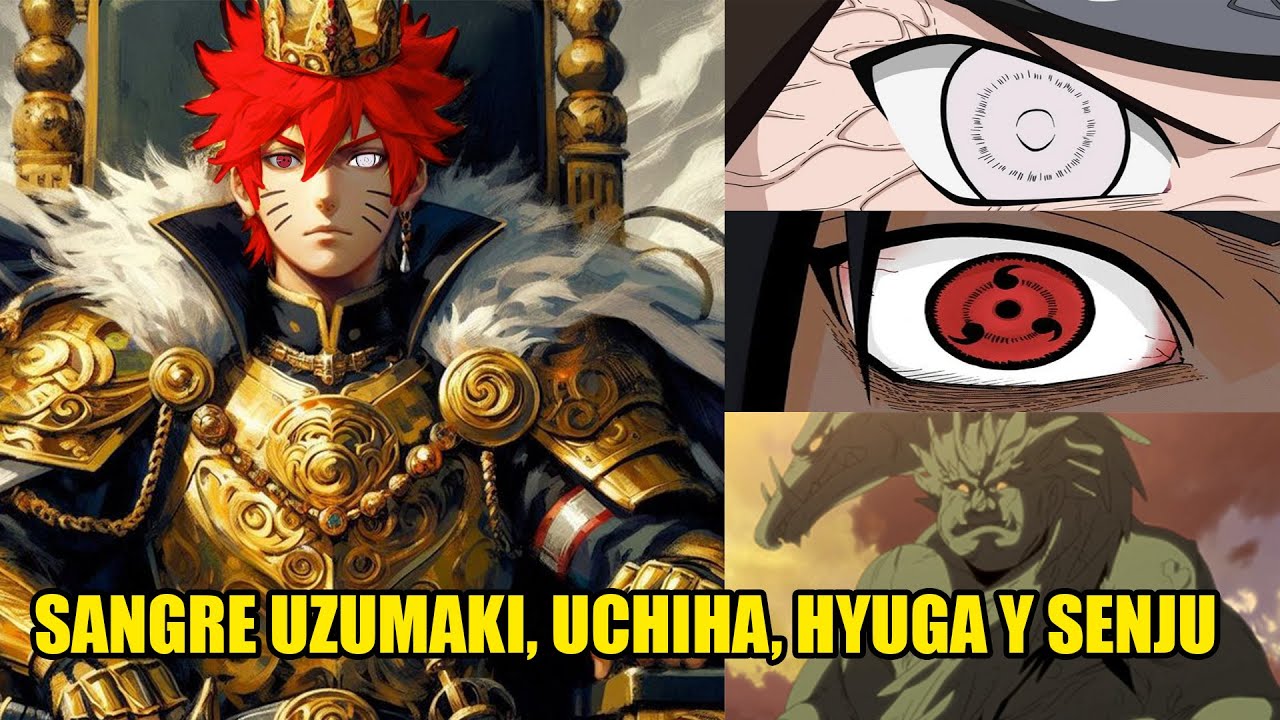 QHPS NARUTO TUVIERA SANGRE DEL CLAN UCHIHA, HYUGA, UZUMAKI Y SENJU