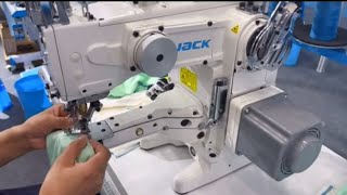Jack JK 1500 UT High Speed Feed Up Arm Cylinder Bed Interlock Machine #sewing #jack #oubarigulf