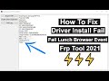 How To Fix Samsung Frp Tool installing drivers... failed / Failed to lunch Browser Event easy method