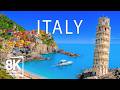 Italy 8K Ultra HD 🌊 Discover The Most Stunning Beaches, Amalfi Coast & Mediterranean Beauty