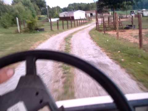 HF Predator engine in Yamaha G9 golf cart - YouTube