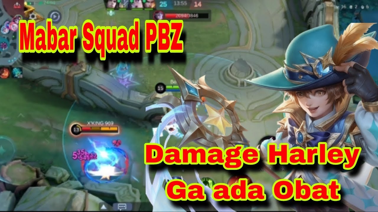 Gila sih Damage Harley Sesakit ini || Bener bener Ga Ada obat #mobilelegends 