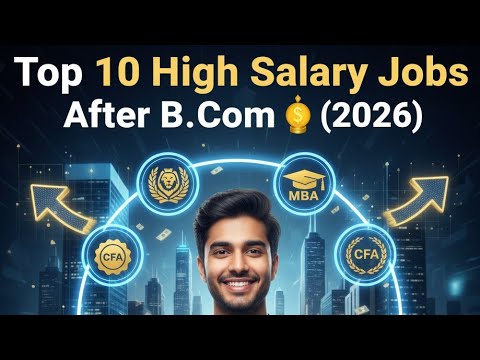 Top 10 High Salary Jobs After B.Com in 2026 | Best Career Options for ...