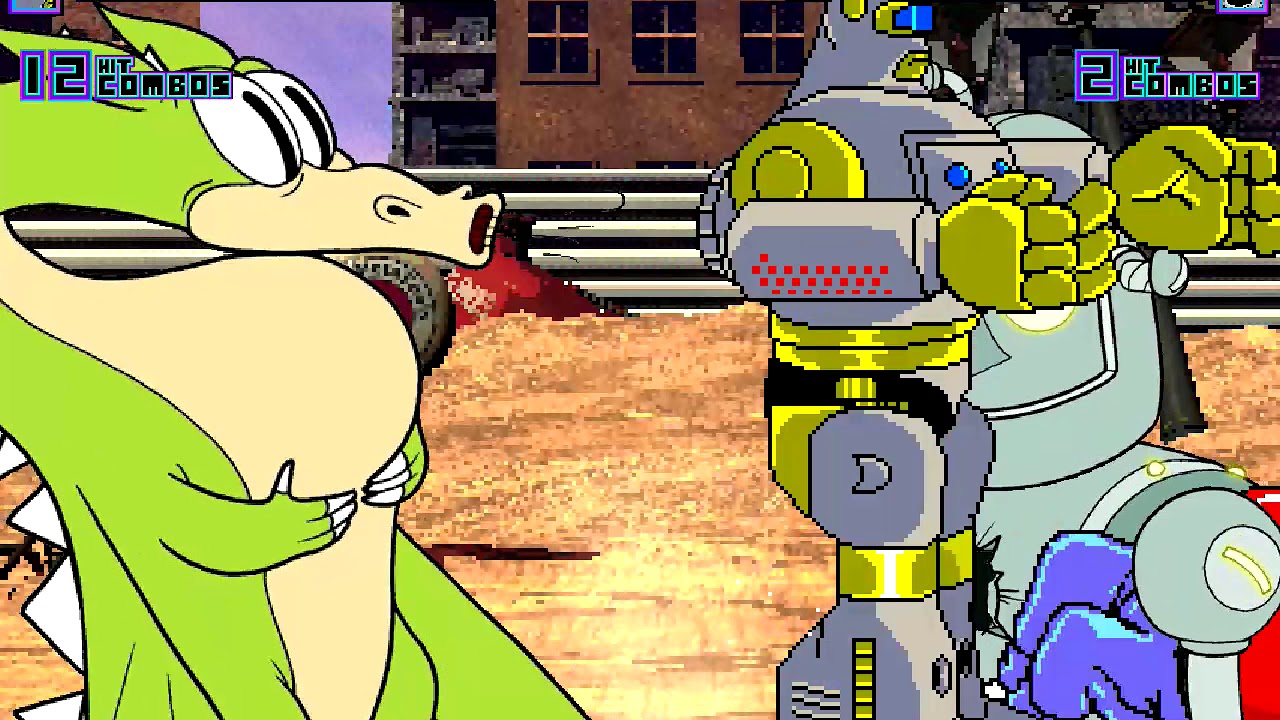Mugen Grim Matchstick (Cuphead) and Destroyous vs Fat Albert and Dr Kahl's Robot (Cuphead)
