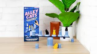 Remove pieces without causing chaos! - Alley Cats Stacking Game