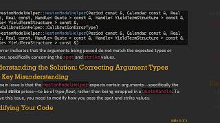 Resolving the HestonModelHelper Type Error in QuantLib Python