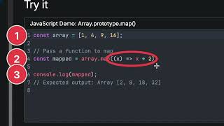 JavaScript Array map in 30 seconds   ScreenDraw Cut - App Demo
